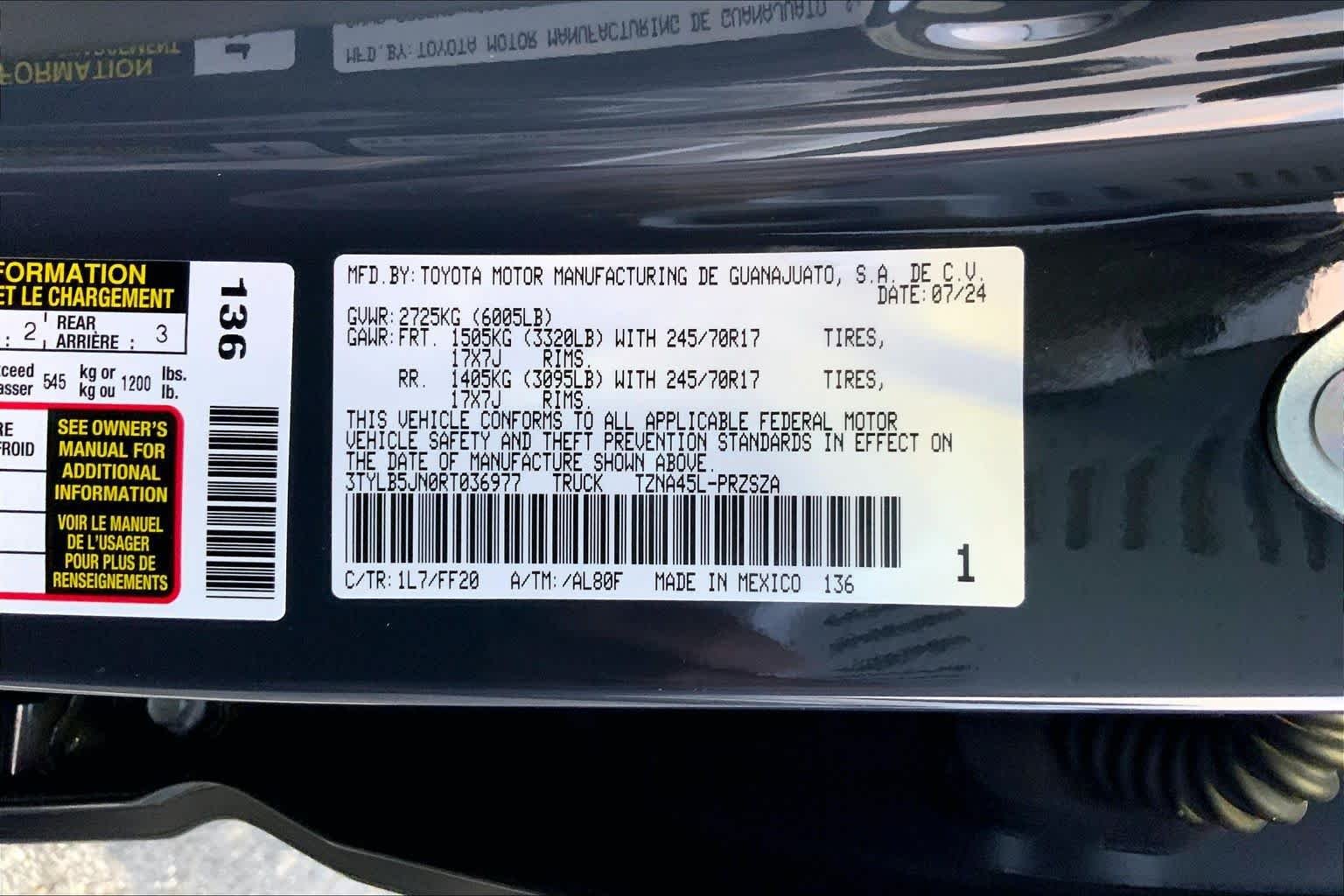 Used 2024 Underground Toyota SR5 image 29