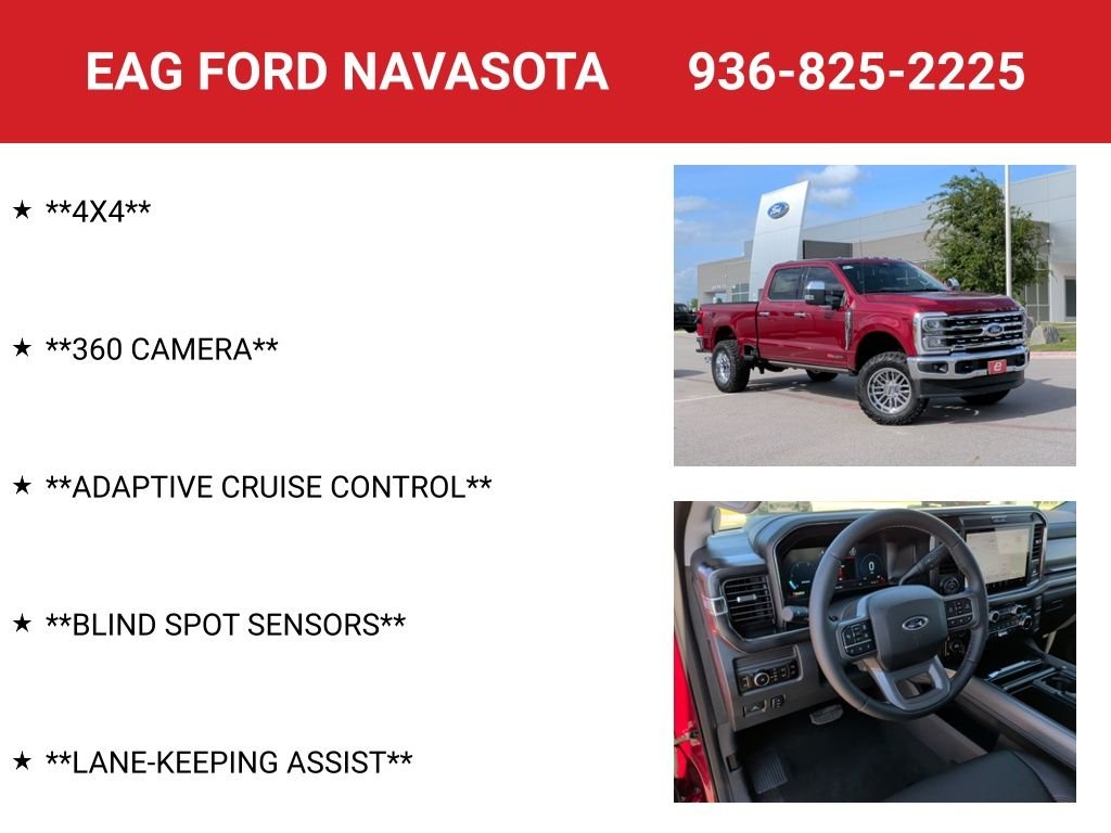 New 2026 Ruby Red Metallic Tinted Clearcoat Ford F-250® Lariat® image 8