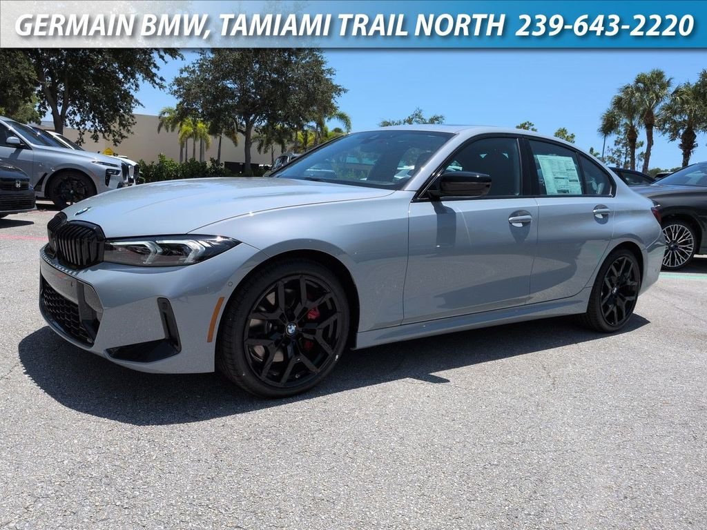 New 2026 Brooklyn Grey Metallic BMW 330i image 1