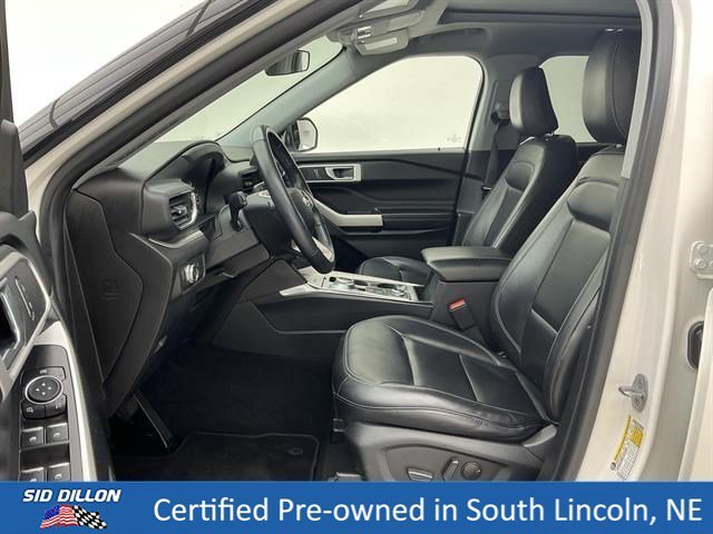 Used 2021 Star White Metallic Tri-Coat Ford XLT image 17