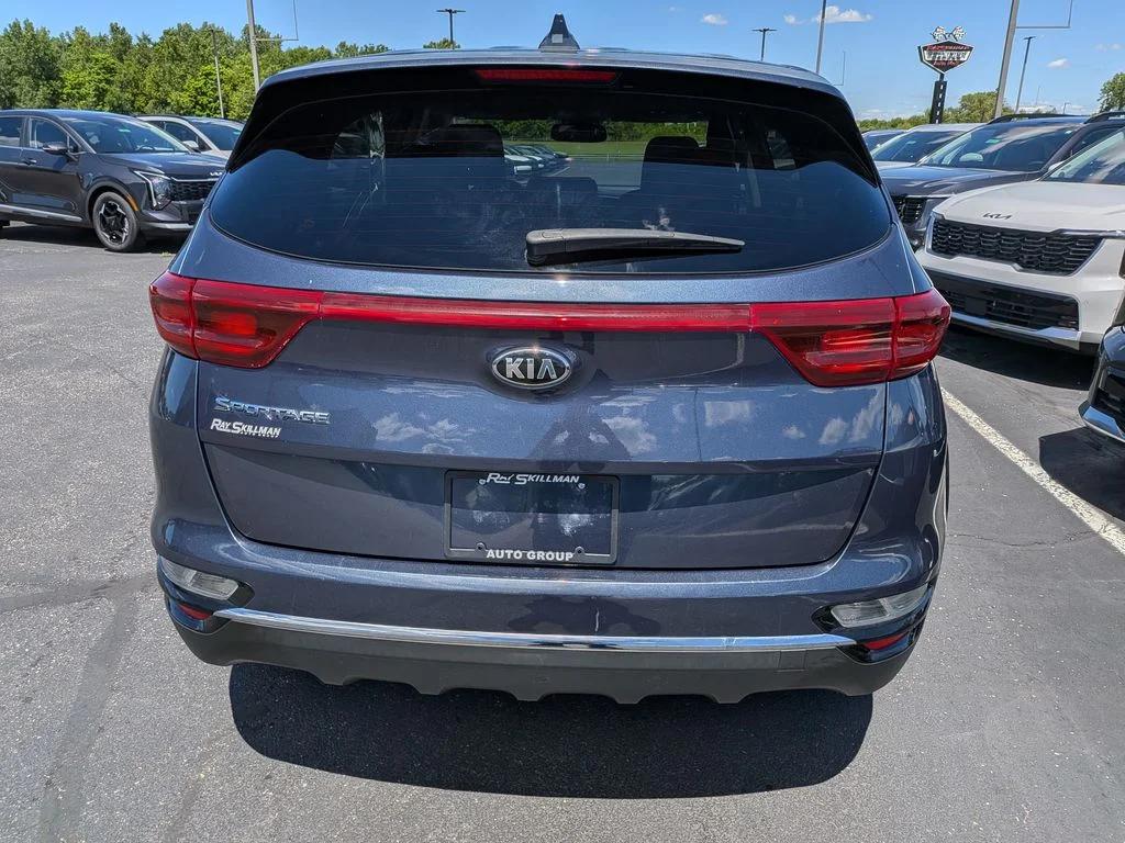 Used 2021 Blue Kia LX image 6