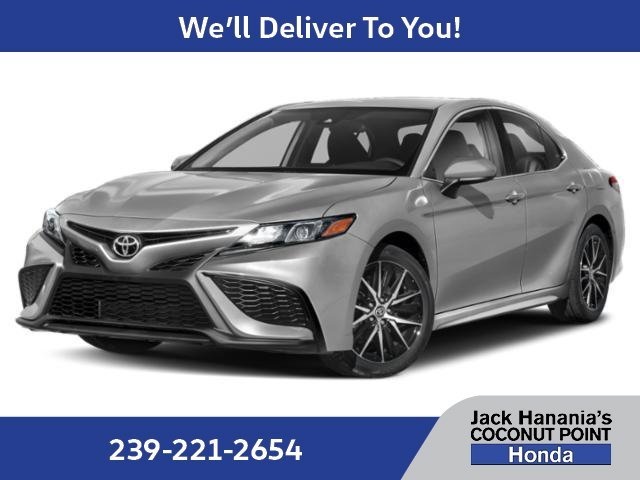 Used 2021 White Toyota SE image 1