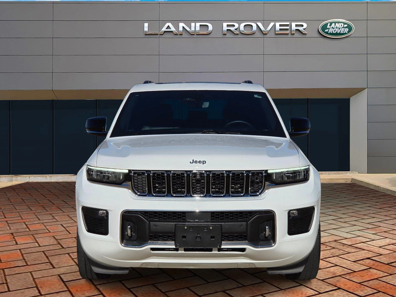 Used 2023 Bright White Clearcoat Jeep Overland image 2