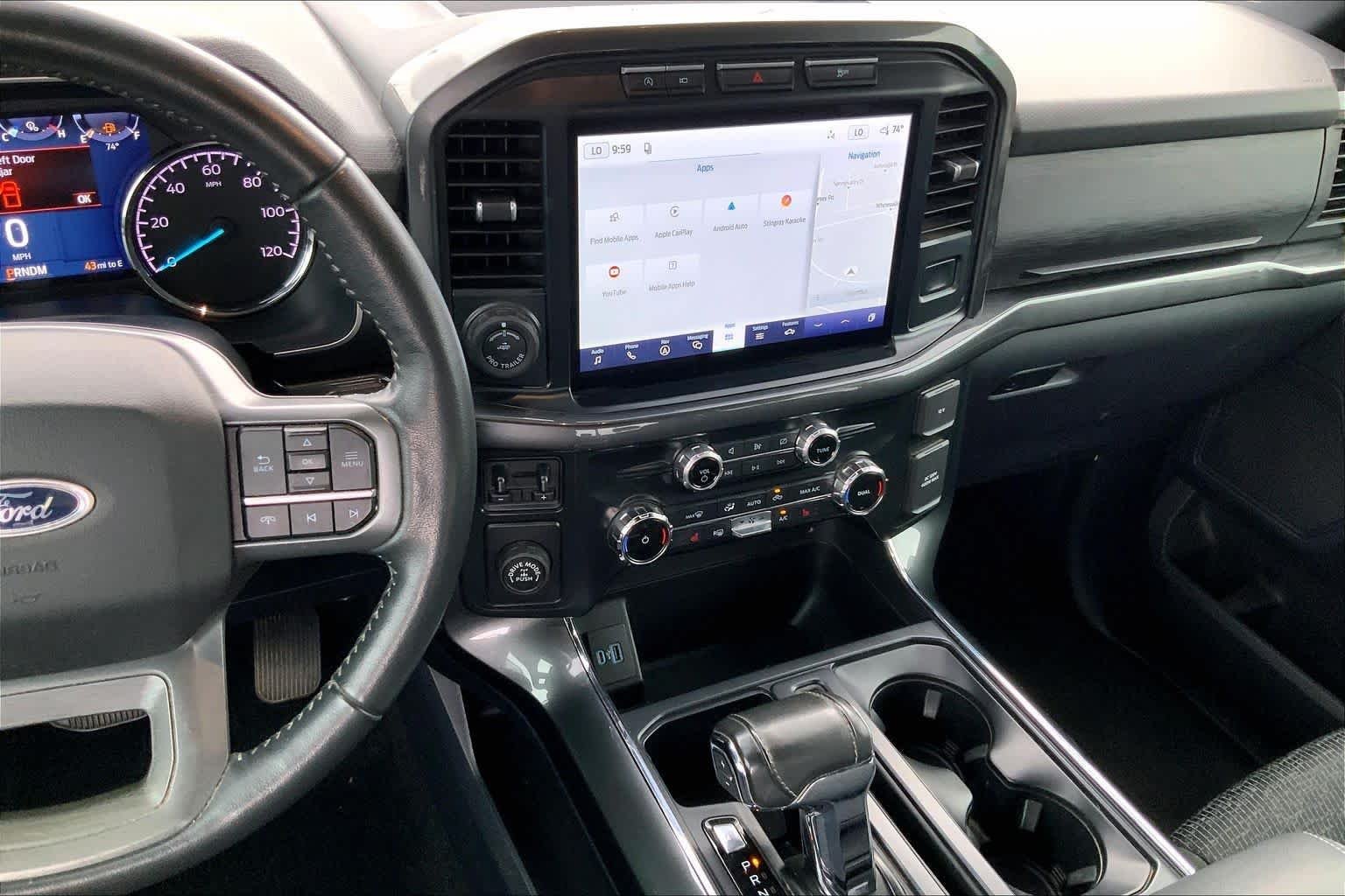 Used 2022 Carbonized Gray Metallic Ford XLT image 7