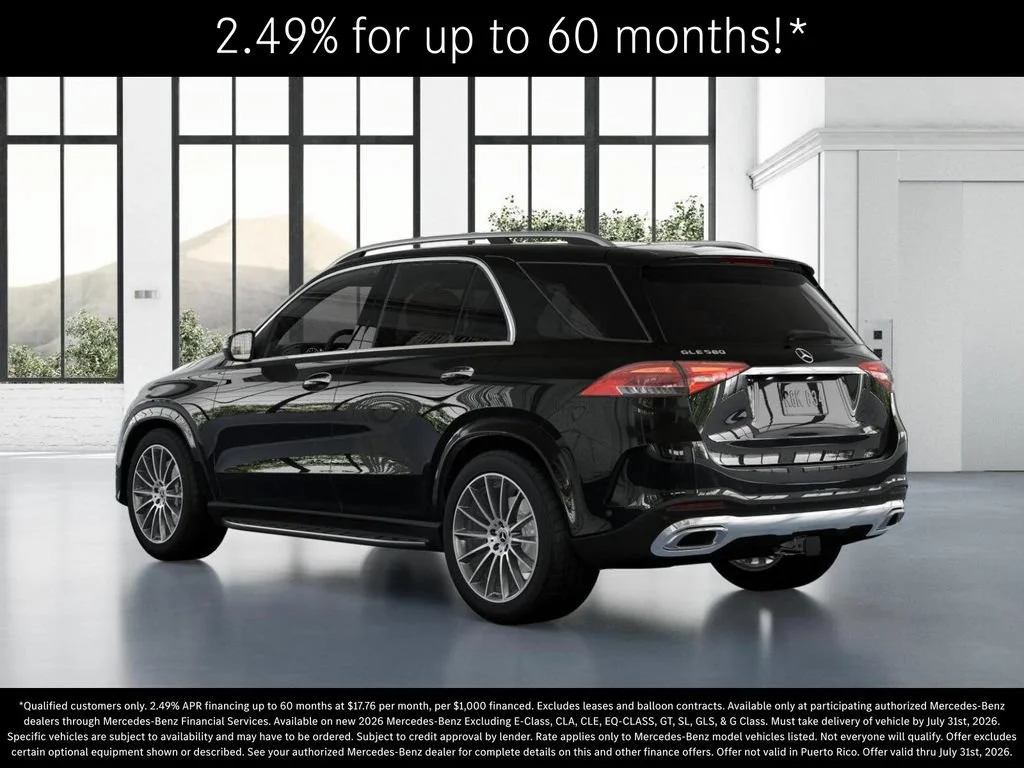 New 2026 Obsidian Black Metallic Mercedes-Benz GLE 580 image 71