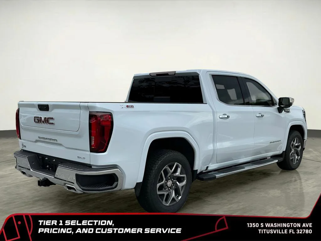 New 2026 Glacier White Tricoat GMC SLT image 8