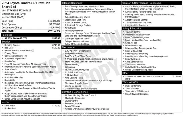 Used 2024 White Toyota SR image 6