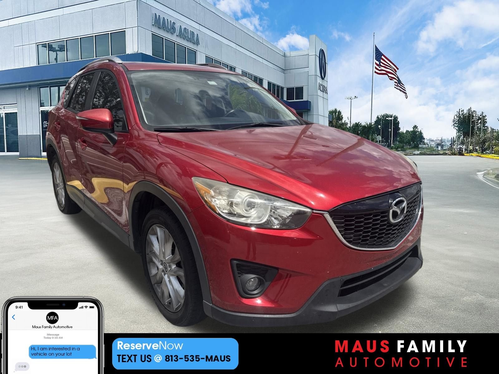 Used 2015 Red Mazda Grand Touring image 1