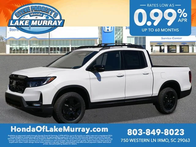 New 2026 Platinum White Pearl Honda Black Edition image 1
