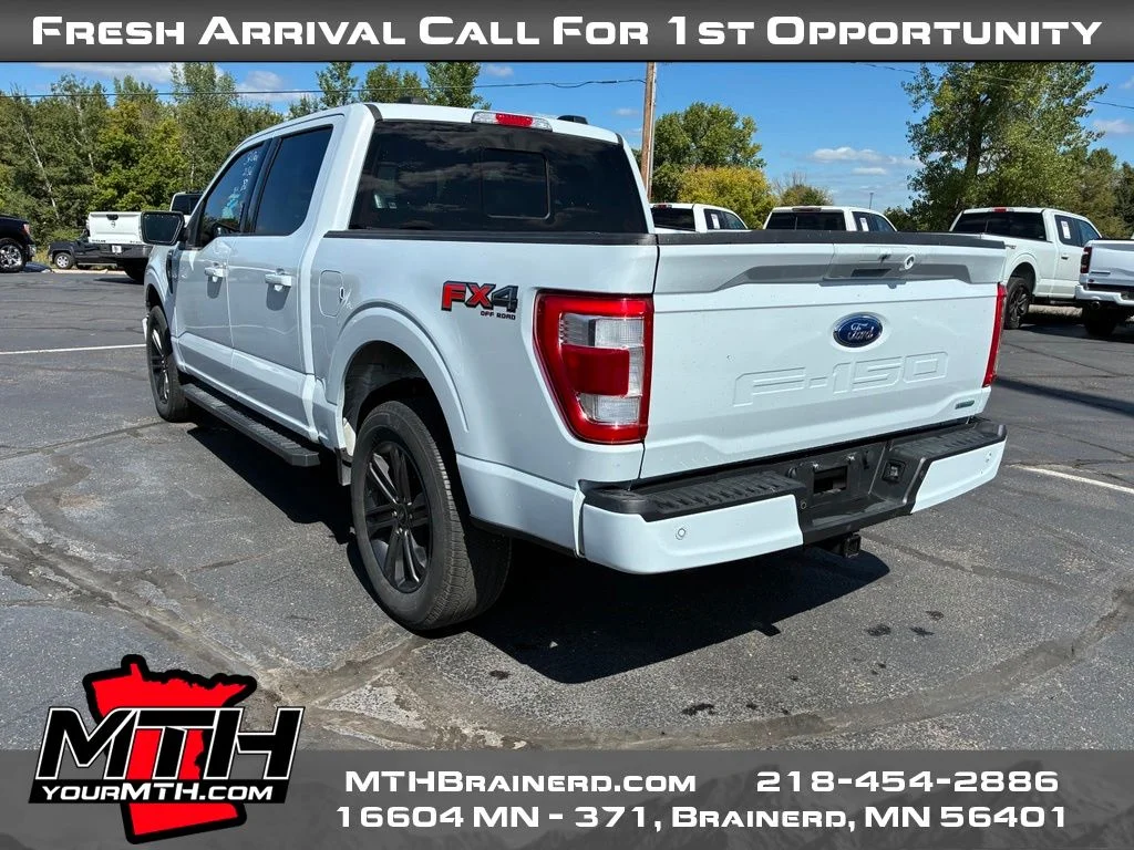 Certified Used 2022 White Ford Lariat image 6