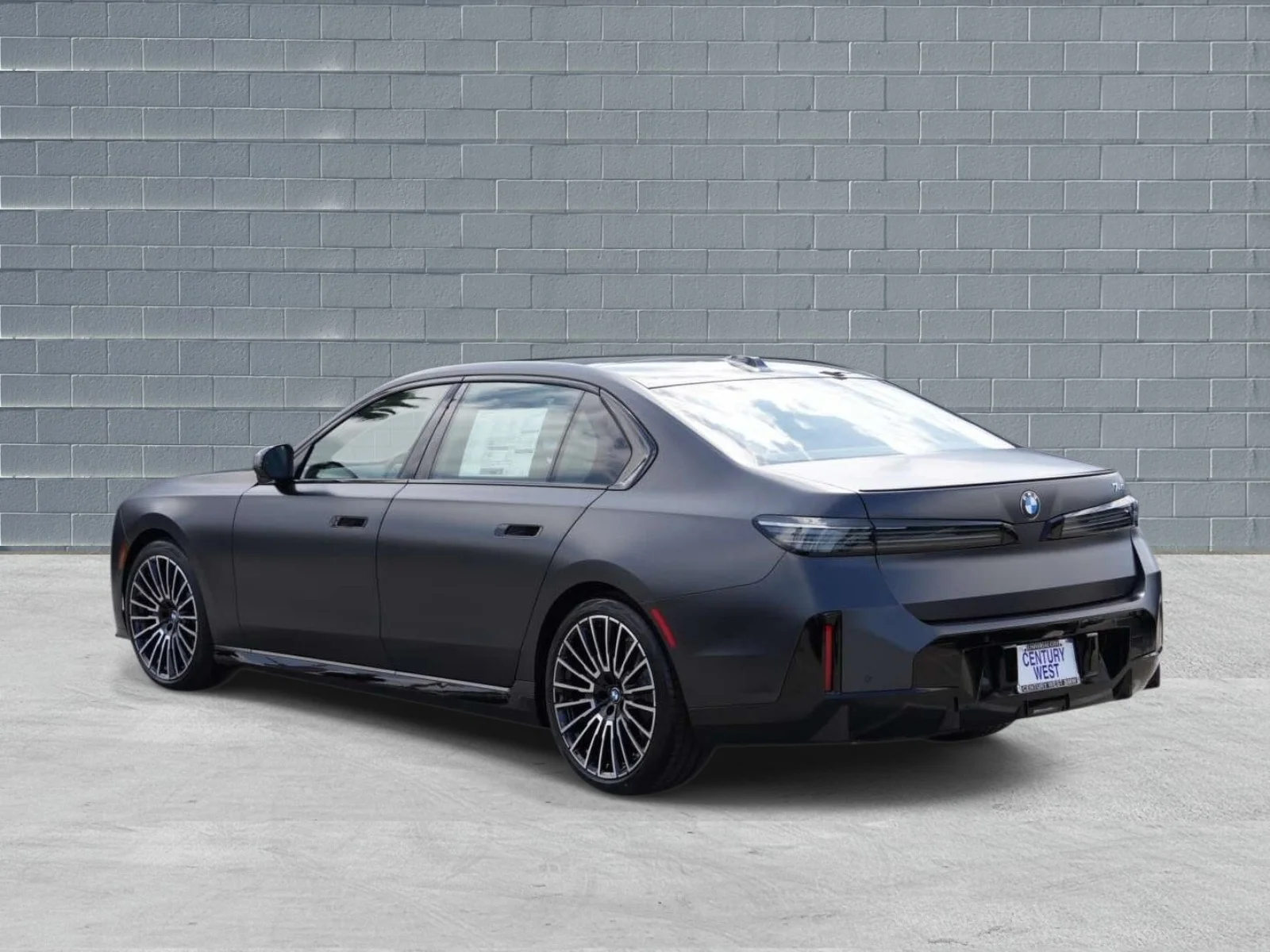 New 2027 Frozen Deep Grey Metallic BMW 740i image 3