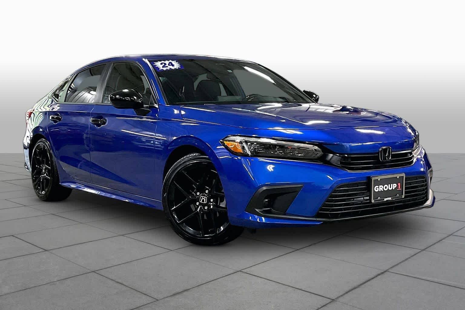 Used 2024 Aegean Blue Metallic Honda Sport image 3