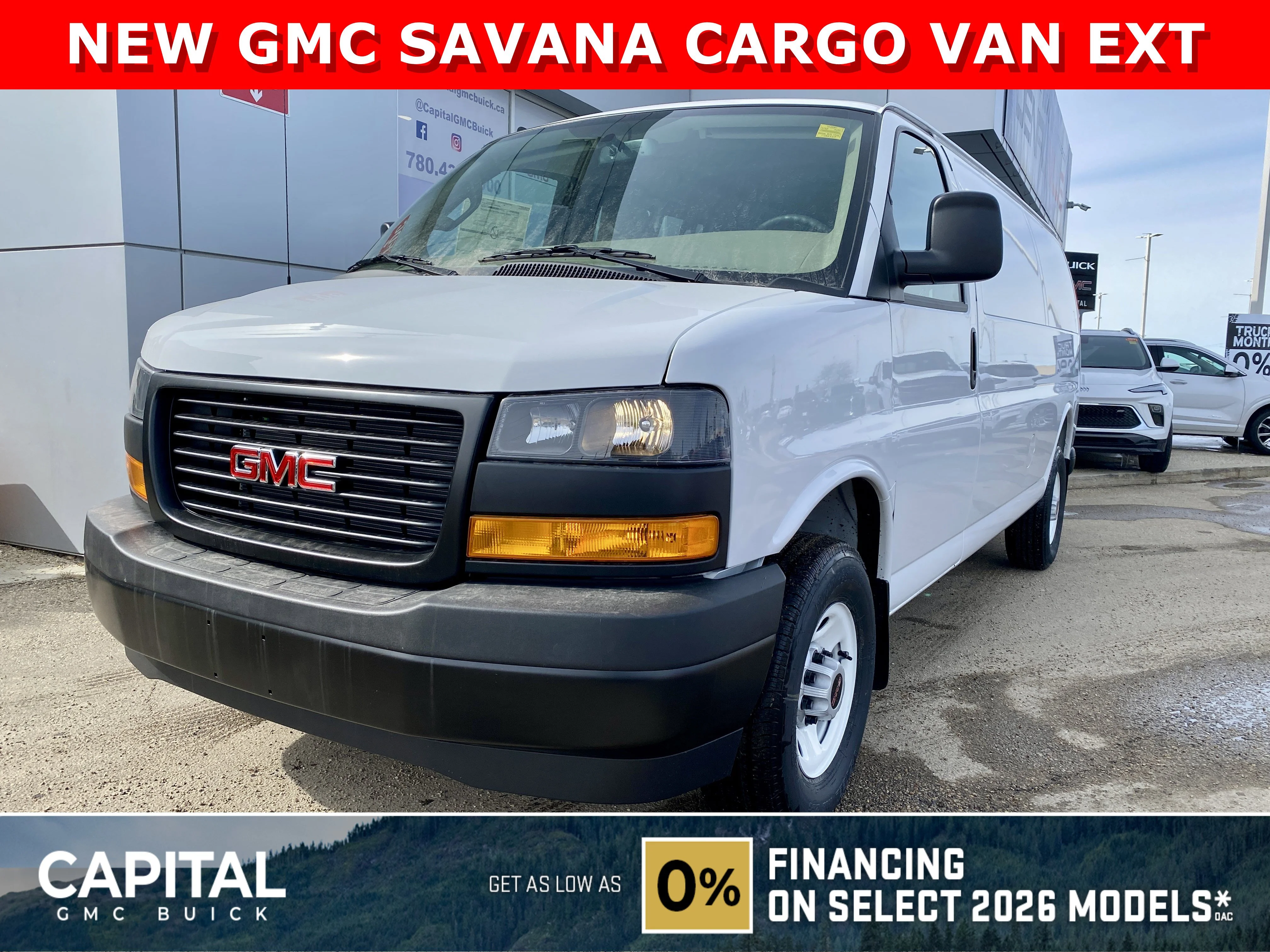 New 2026 Summit White GMC RWD 3500 155 image 1