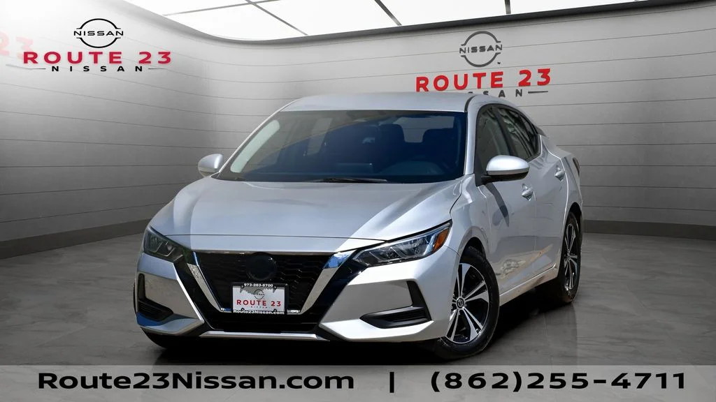 Certified Used 2022 Silver Nissan SV image 1