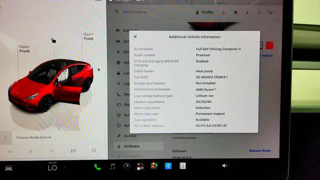 Used 2023 Red Multi-Coat Tesla Long Range AWD image 15