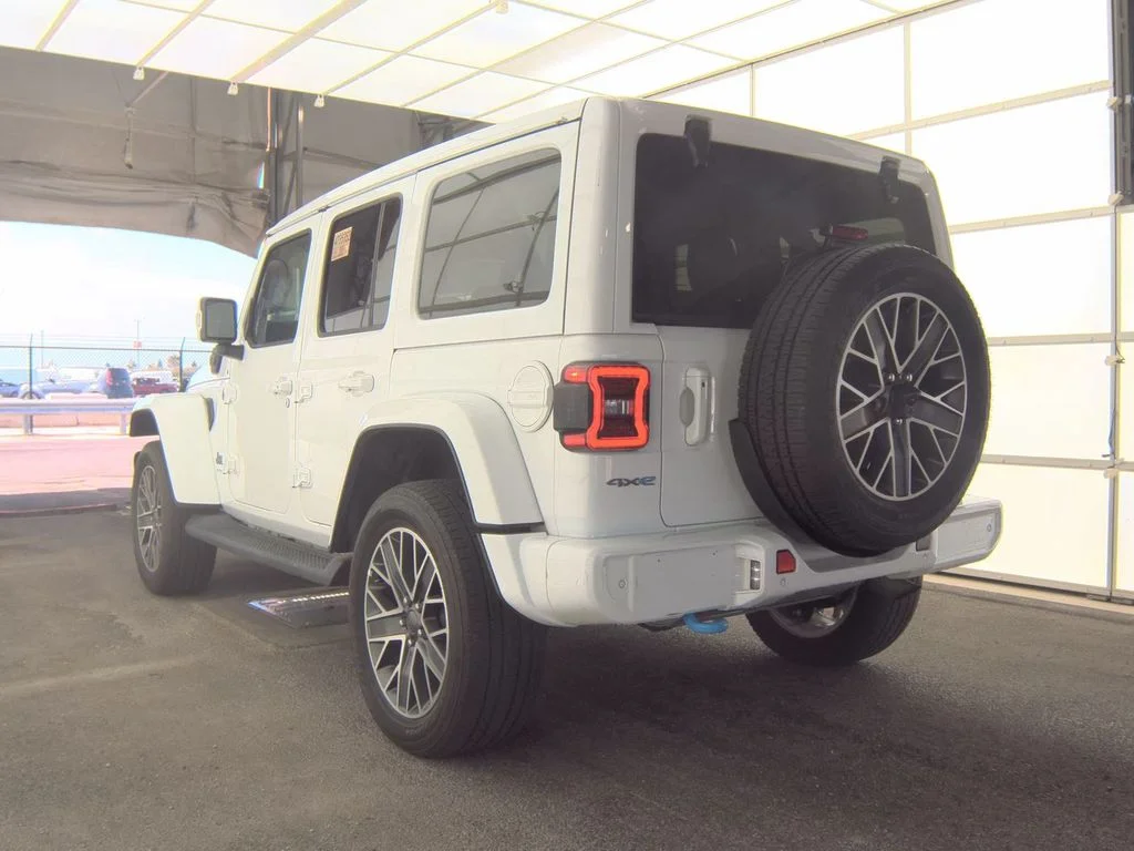 Used 2023 White Jeep Sahara 4xe image 4