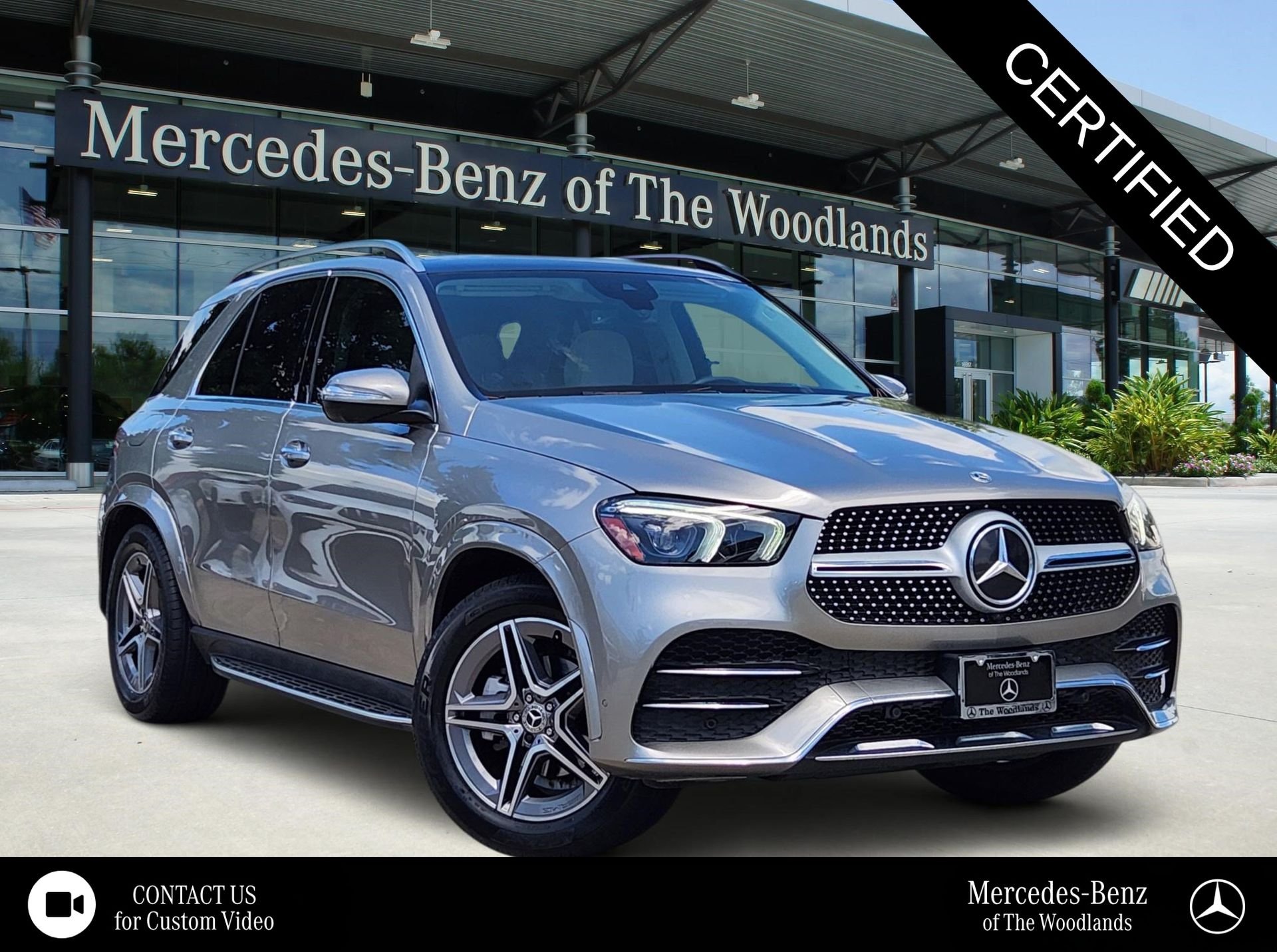 Certified Used 2023 Mojave Silver Metallic Mercedes-Benz GLE 350 image 1
