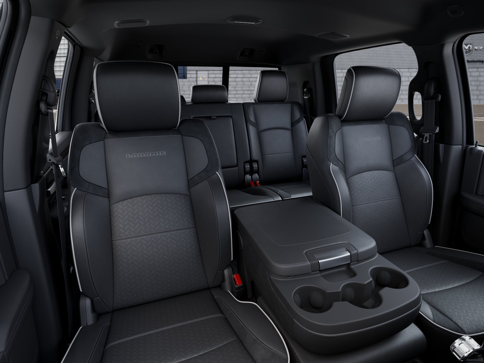 New 2026 Bright White Clear-Coat Exterior Paint RAM Laramie image 9