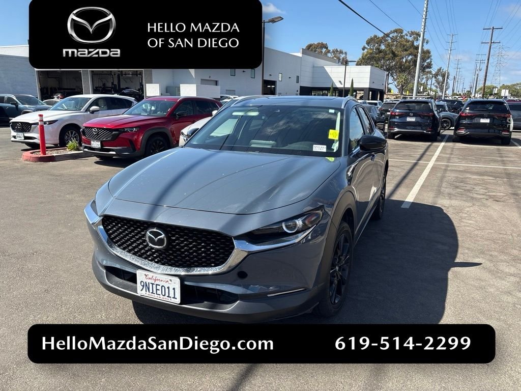 Used 2025 Gray Metallic Mazda 2.5 S Carbon Edition image 1