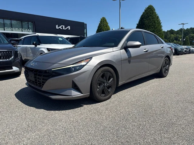 2021 Hyundai Elantra Hybrid Blue