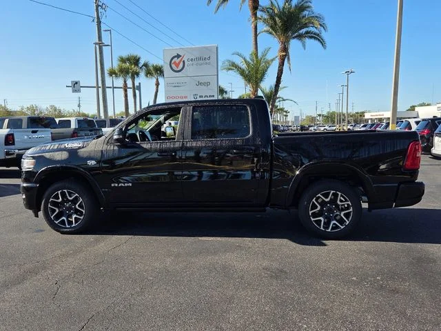 New 2026 Diamond Black Crystal Pearl-Coat Exterior Paint RAM Laramie image 4
