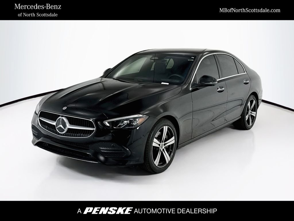 Certified Used 2025 Black Mercedes-Benz C 300 image 1