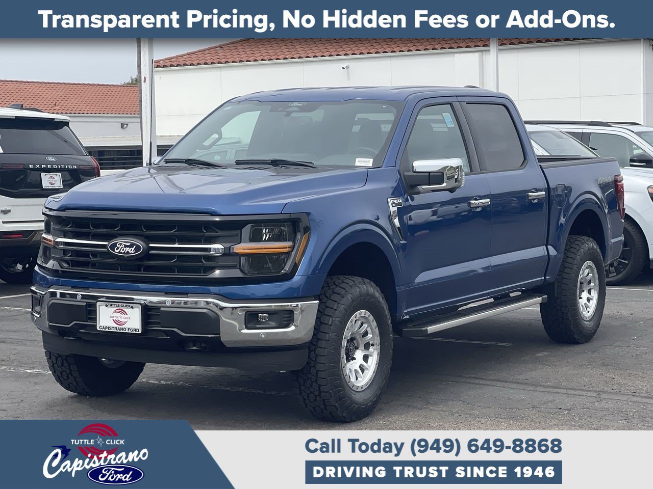 New 2025 Atlas Blue Metallic Ford XLT image 3
