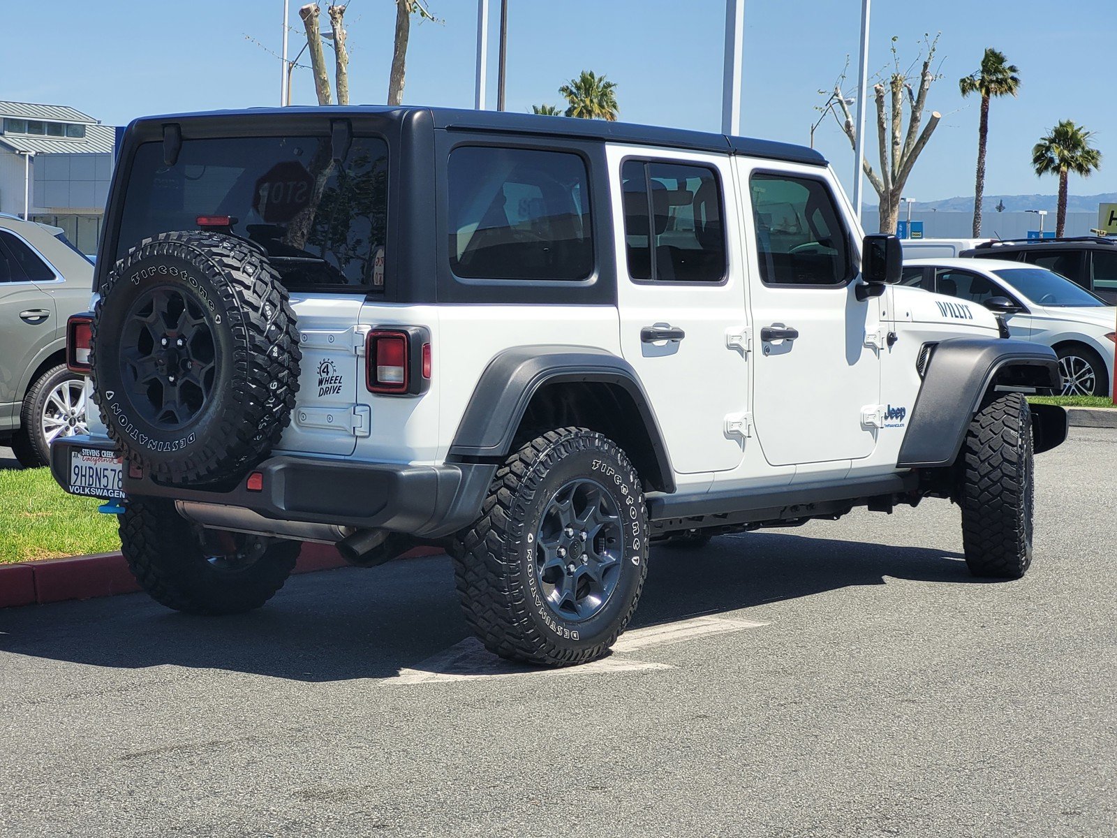 Used 2023 White Jeep Willys 4xe image 4