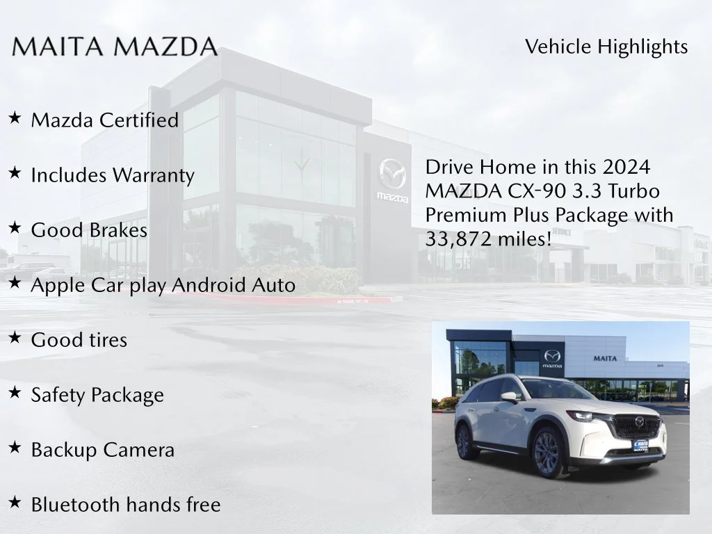 Certified Used 2024 Rhodium White Premium Mazda 3.3 Turbo Premium Plus image 7