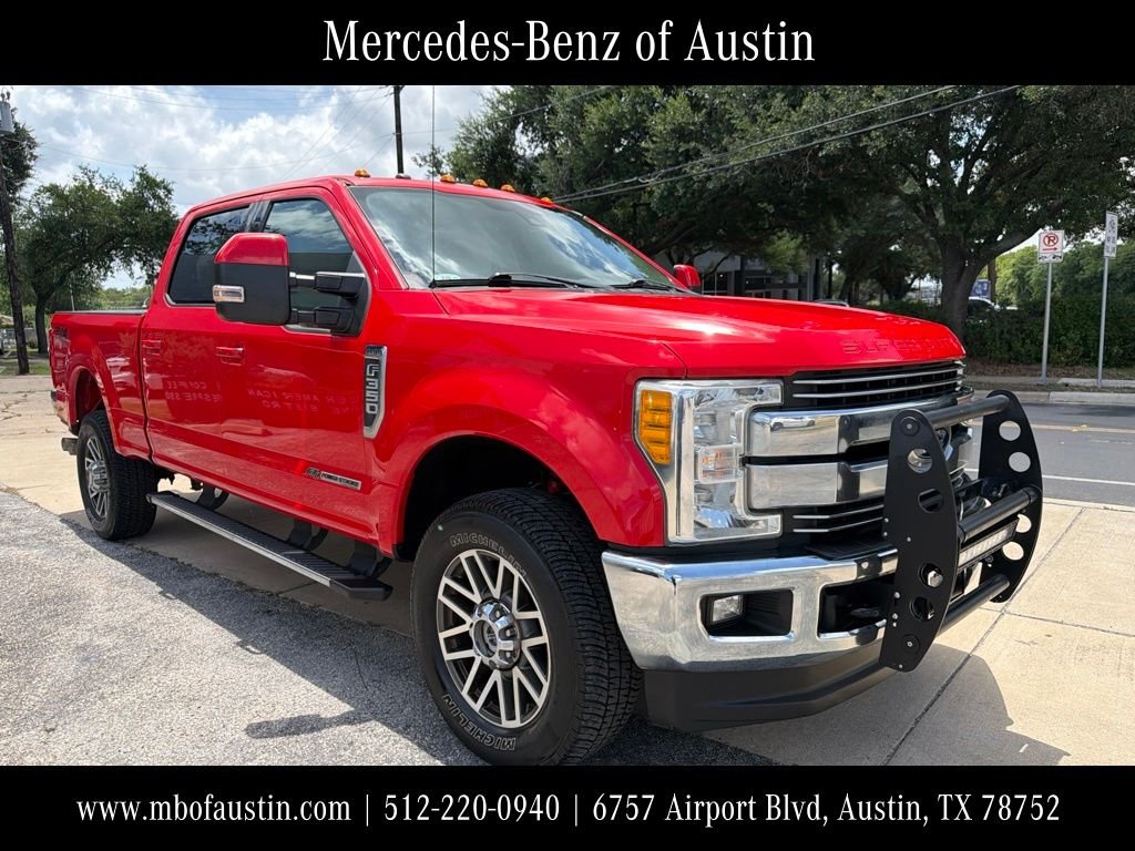 Used 2017 Red Ford Lariat image 1