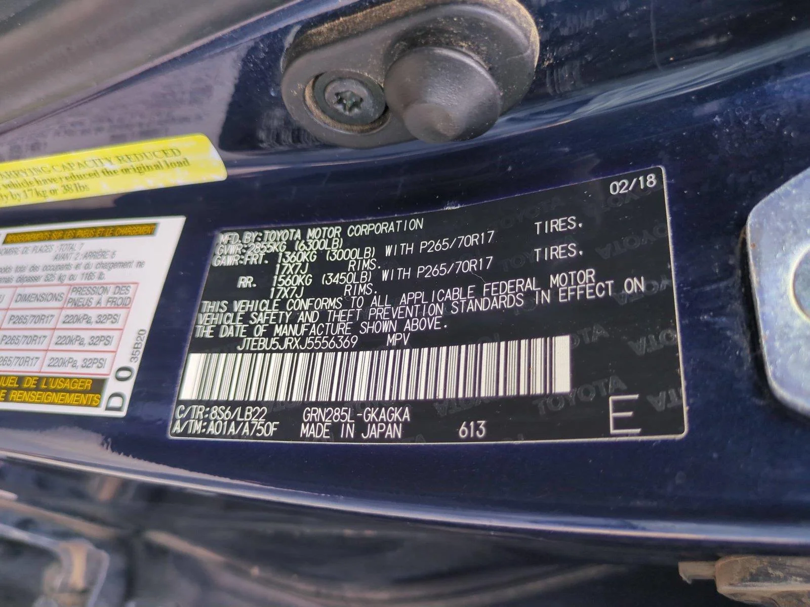 Used 2018 Nautical Blue Metallic Toyota SR5 Premium image 42