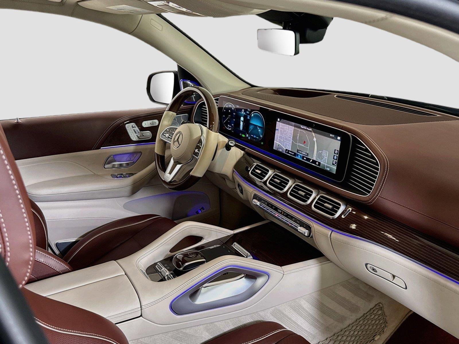 Used 2021 Obsidian Black Metallic Mercedes-Benz Maybach GLS 600 | One Owner | Executive Seating image 40
