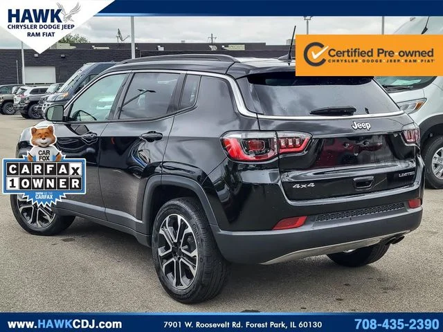 Certified Used 2022 Black Jeep Limited image 7