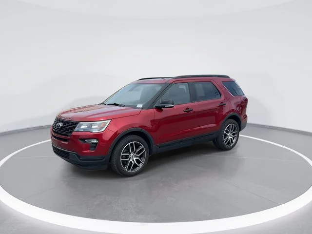 Used 2018 Red Ford Sport image 3
