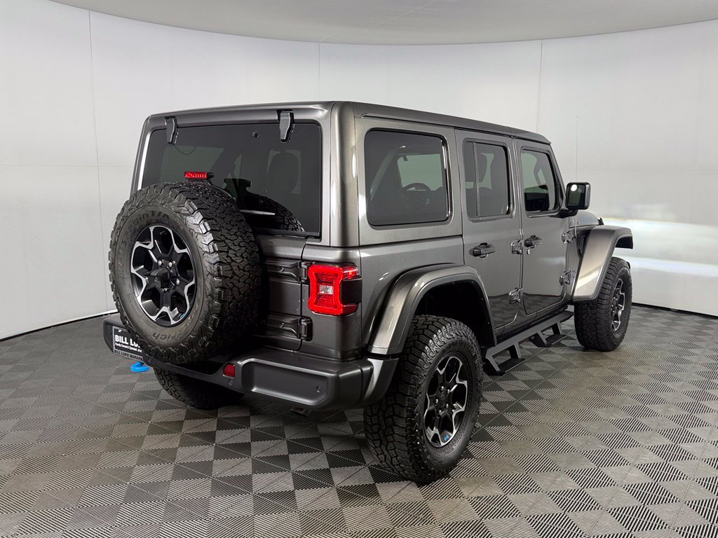 Certified Used 2022 Gray Jeep Unlimited Rubicon 4xe image 8