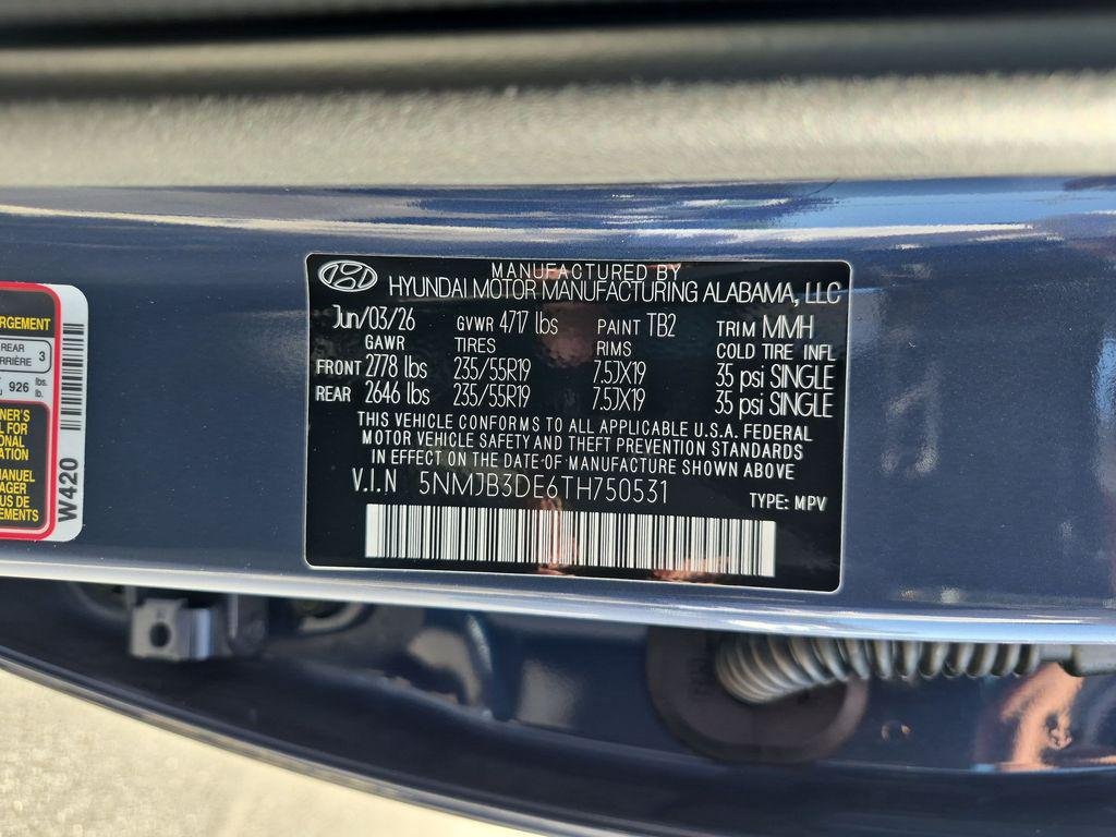 New 2026 Blue Hyundai SEL Plus FWD image 35