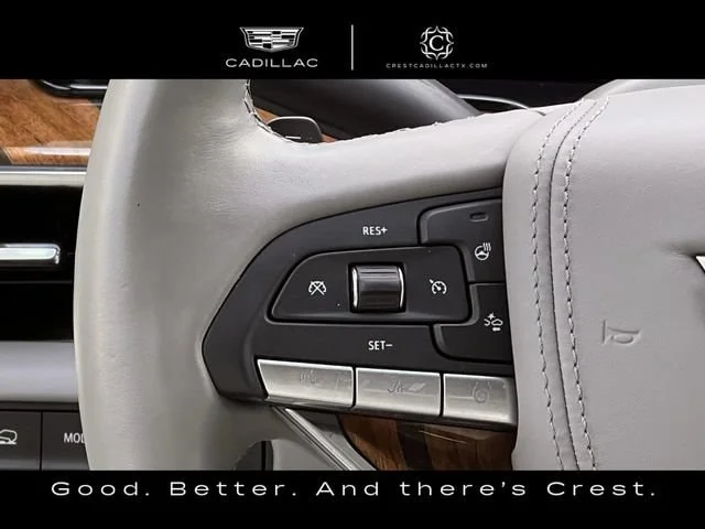 Used 2023 Crystal White Tricoat CADILLAC Premium Luxury Platinum image 16