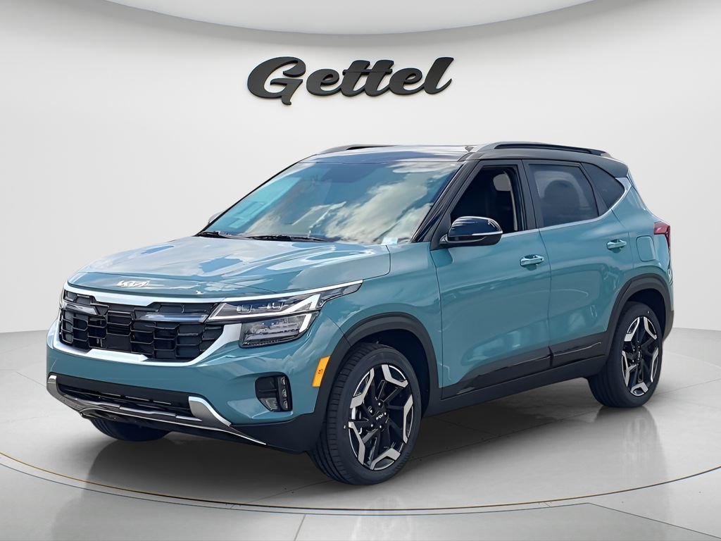 Blue / Black 2026 Kia Seltos SX AWD SUV / Crossover All-Wheel Drive 8-Speed Automatic
