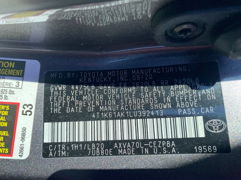 Used 2020 Gray Toyota XSE image 20