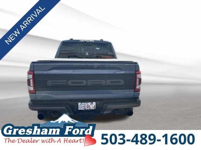Used 2023 Azure Gray Metallic Ford Raptor image 6