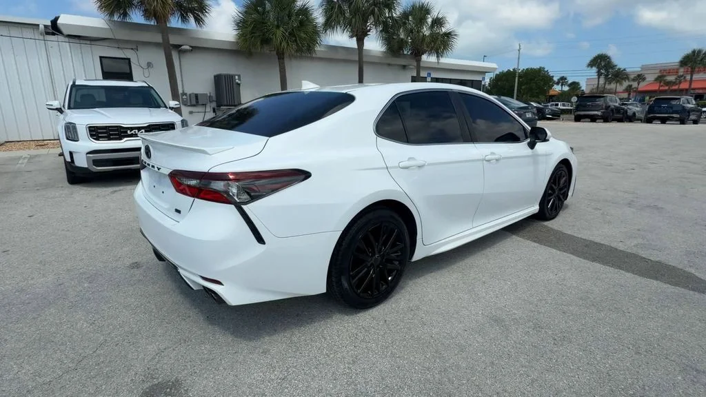 Used 2021 White Toyota SE image 8