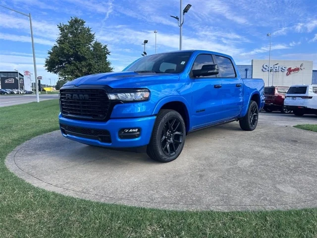 New 2026 Hydro Blue Pearl-Coat Exterior Paint RAM Laramie image 1