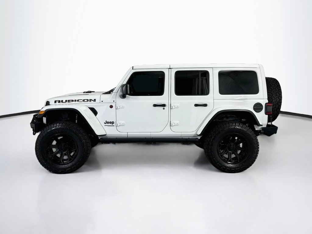 Used 2020 Bright White Clearcoat Jeep Unlimited Rubicon image 8