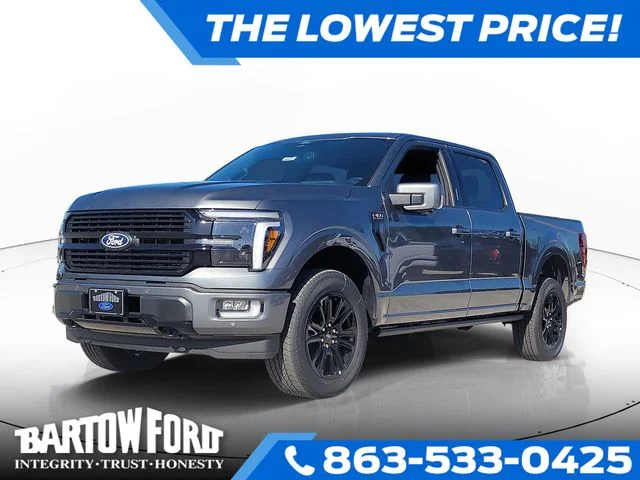 New 2026 Gray Metallic Ford Platinum image 1