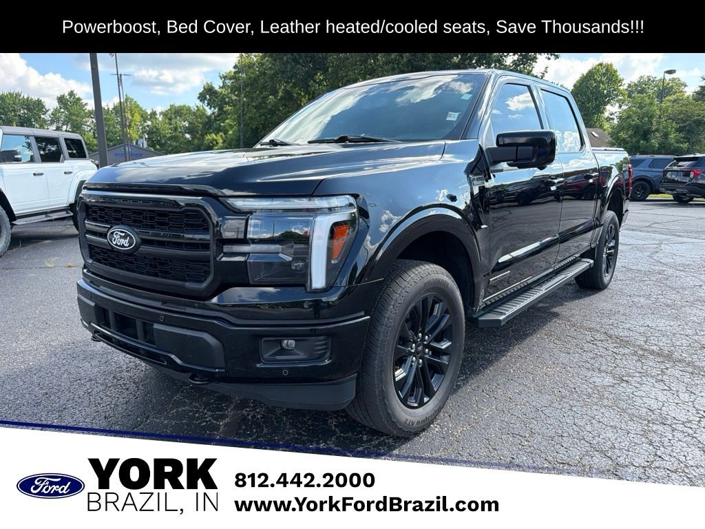 Used 2025 Agate Black Metallic Ford Lariat image 1