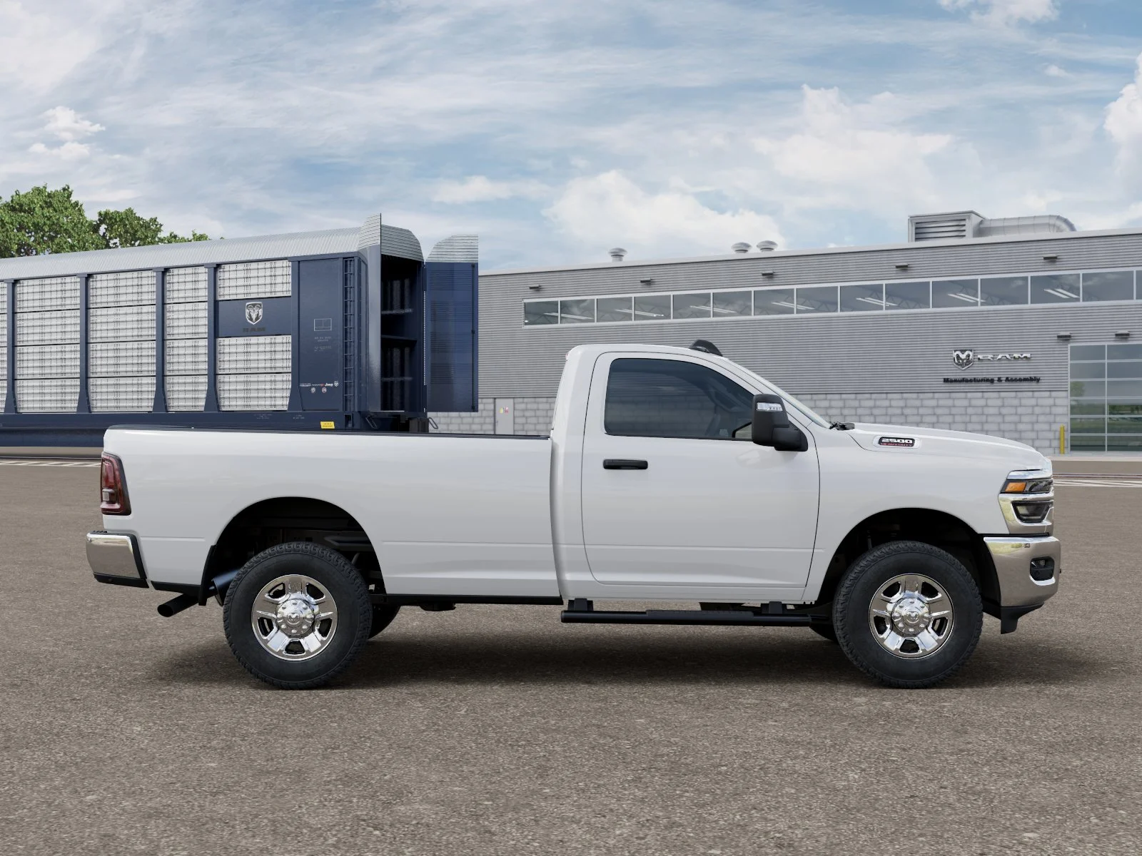 New 2026 Bright White Clear-Coat Exterior Paint RAM Tradesman image 12