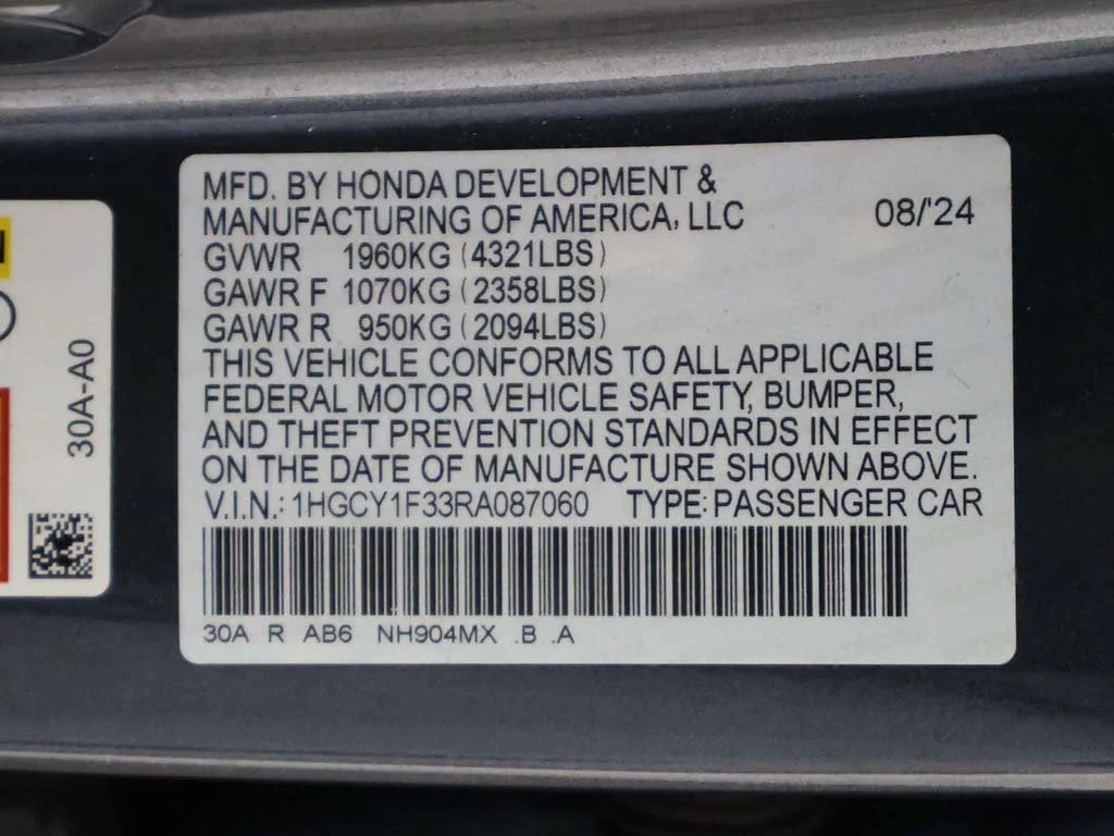 2024 Honda Accord EX - Photo 52
