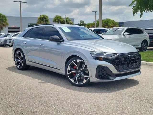 Certified Used 2025 Silver Audi 4.0T Premium Plus image 32