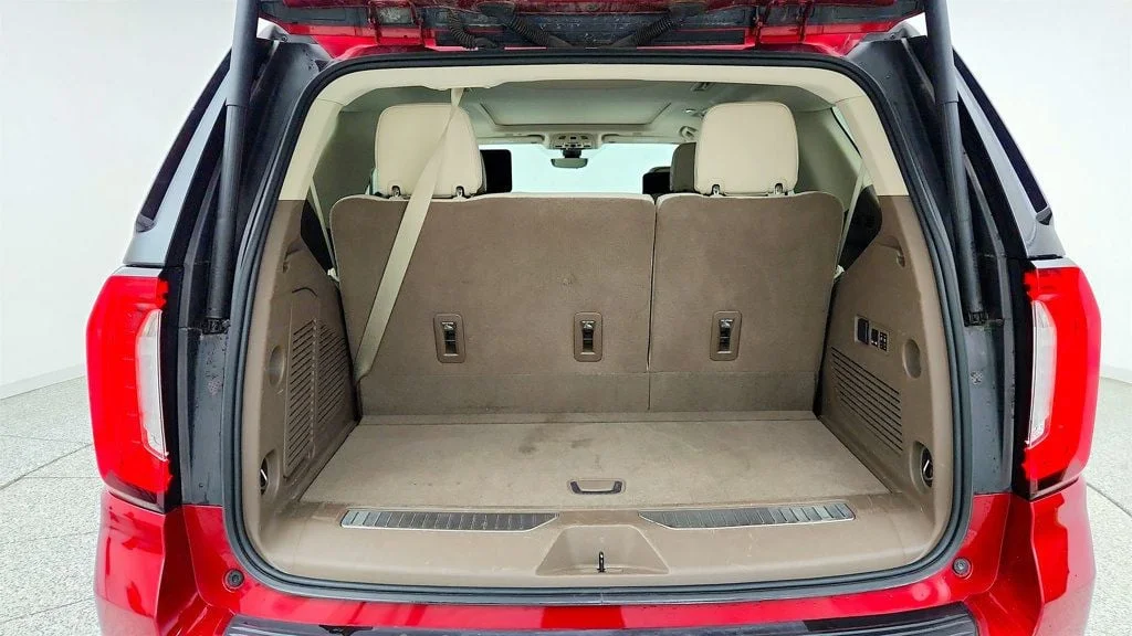 Used 2021 Cayenne Red Tintcoat GMC 4WD 4dr Denali w/ Rear Seat Media, 22