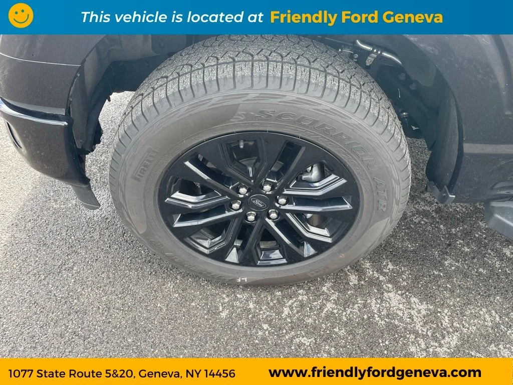 Used 2025 Agate Black Metallic Ford XLT image 45